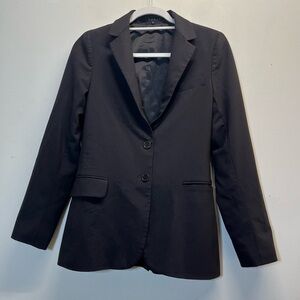 Theory  Dark Brown Wool Two Button Blazer Size 8